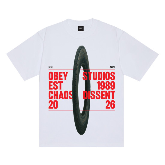 Obey Ανδρική κοντομάνικη μπλούζα Studios Chaos Dissent Tee